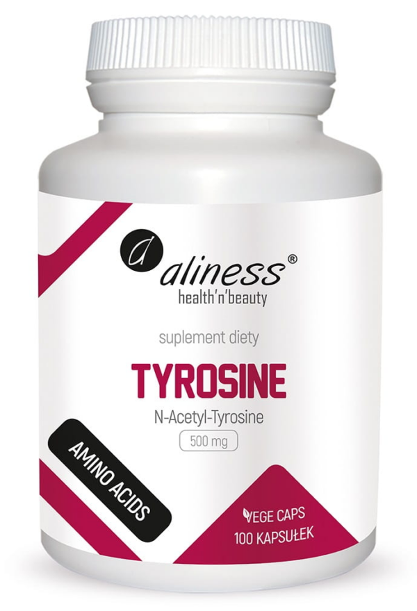 Aliness Tyrosine 500mg. N-Acetyl-Tyrosine