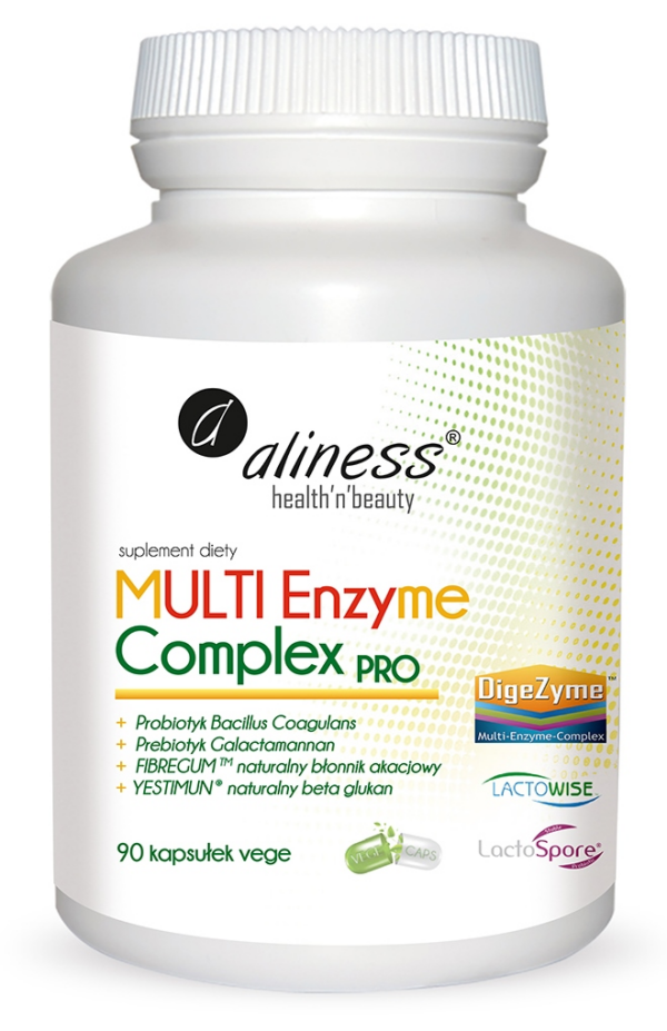 Aliness MULTI Enzyme Complex PRO. Multi roślinne enzymy trawienne