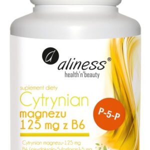 Aliness Cytrynian Magnezu 125 mg z B6 (P-5-P)