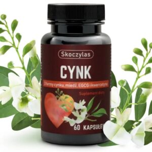 Skoczylas Cynk 3 formy, miedź, EGCG i kwercetyną – suplement diety 60 kaps.