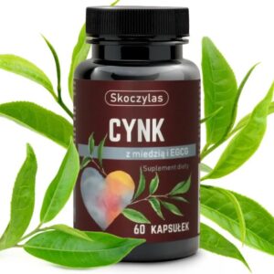Skoczylas Cynk, miedź i ekstrakt z zielonej herbaty (EGCG) – suplement diety 60 kaps.