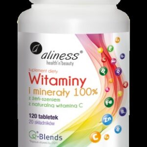 Aliness Witaminy i minerały 100% x 120 tabletek