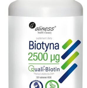 Aliness Biotyna 2500 mcg QualiBiotin® x 120 tabletek VEGE