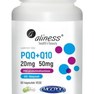 Aliness PQQ MGCPQQ® 20 mg + Q10 50 mg x 60 Vege caps