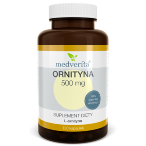 Medverita Ornityna L-ornityna 500 mg - 120 kapsułek