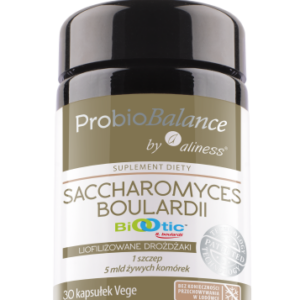 Aliness ProbioBALANCE, Drożdzaki Saccharomyces Boulardii 5 mld/250mg x 30 vege caps.