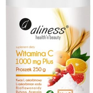 Aliness Witamina C 1000 Buforowana Plus Proszek 250 g (z miarką)
