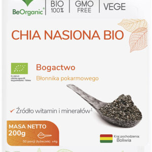Aliness BeOrganic Chia nasiona BIO 200g