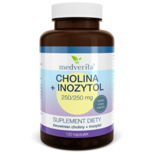 Medverita Cholina + Inozytol 250/250mg - 120 kapsułek