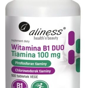 Aliness Witamina B1 (Tiamina) DUO 100 mg x 100 Vege tabs