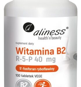 Aliness Witamina B2 R-5-P (ryboflawina) 40 mg x 100 Vege tabs