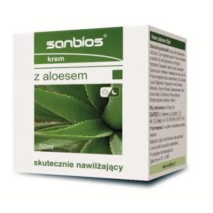 Sanbios Krem z aloesem 50ml nawilżający