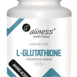 Aliness L-Glutathione reduced 500 mg x 100 Vege caps.