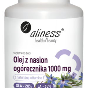 Aliness Olej z nasion ogórecznika 20%/35% 1000 mg x 60 caps