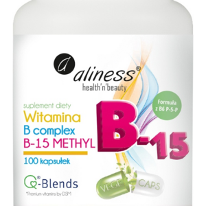 Aliness Witamina B Complex B-15 Methyl 100 kapsułek