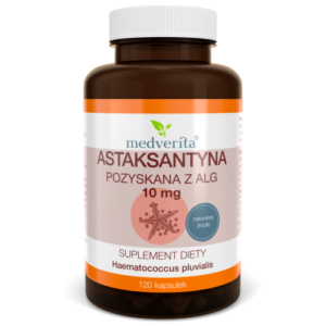 Medverita Astaksantyna pozyskana z alg 10 mg - 120 kapsułek