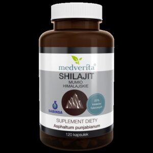 Medverita Mumio / Shilajit ekstrakt 20% kwasów fulwowych - 120 kapsułek