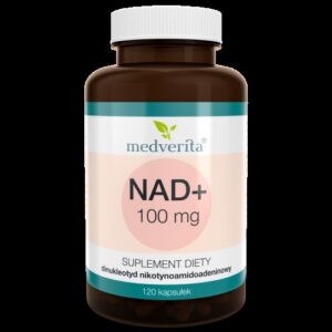 Medverita NAD+ 100 mg Dinukleotyd Nikotynoamidoadeninowy - 120 kapsułek