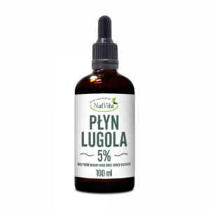 NatVita Płyn Lugola 5% 100 ml - Jod +Jodek Potasu