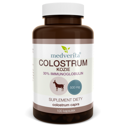 Medverita Colostrum kozie 500 mg - 100 kapsułek