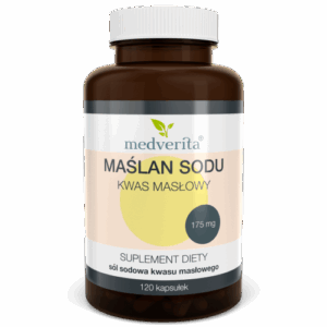 Medverita Maślan Sodu / kwas masłowy - 120 kapsułek