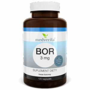 Medverita Bor 3mg kwas borowy - 120 kapsułek