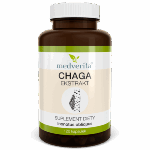 Medverita Chaga ekstrakt 500mg - 120 kapsułek