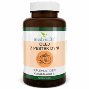Medverita Olej z pestek dyni 500 mg - 120 kapsułek
