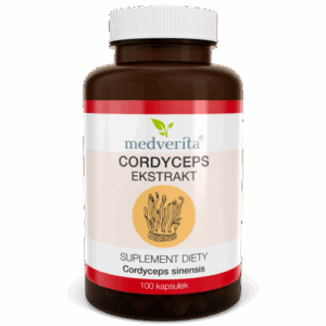 Medverita - Cordyceps ekstrakt 500 mg - 100 kapsułek