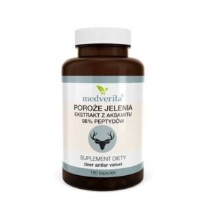 Medverita Poroże jelenia 98% 300 mg 180 kapsułek