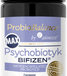 Aliness ProbioBALANCE, MAX Psychobiotyk BIFIZEN 6,5 mld x 60 vege caps.