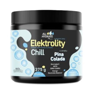 Aliness ALLHydrate, Elektrolity CHILL o smaku Pina colada 375g, 50 porcji