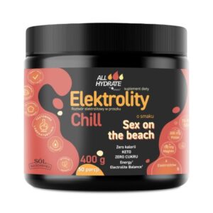 Aliness ALLHydrate, Elektrolity CHILL o smaku Sex on the beach 400g, 50 porcji