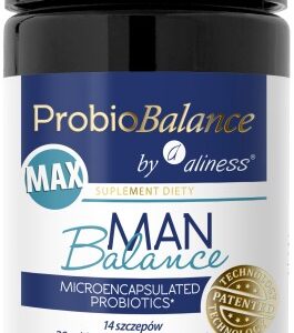 Aliness ProbioBALANCE, MAX Man Balance 20 mld. x 60 vege caps.