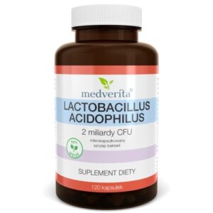 Medverita Lactobacillus acidophilus 2 miliardy CFU - 120 kapsułek