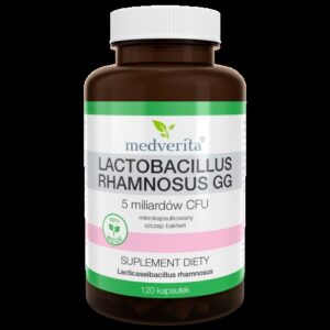 Medverita Lactobacillus rhamnosus 5 miliardów CFU - 120 kapsułek