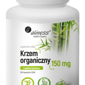 Aliness Krzem organiczny z pędów bambusa 150 mg x 100 kaps.