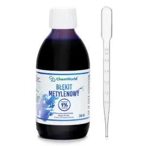 Błękit Metylenowy 1% (Ph.Eur.) – ChemWorld 250ml -klasa farmaceutyczna