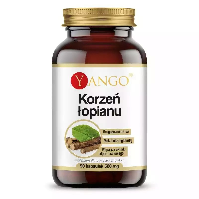 Yango Korzeń łopianu – ekstrakt – 90 kaps.