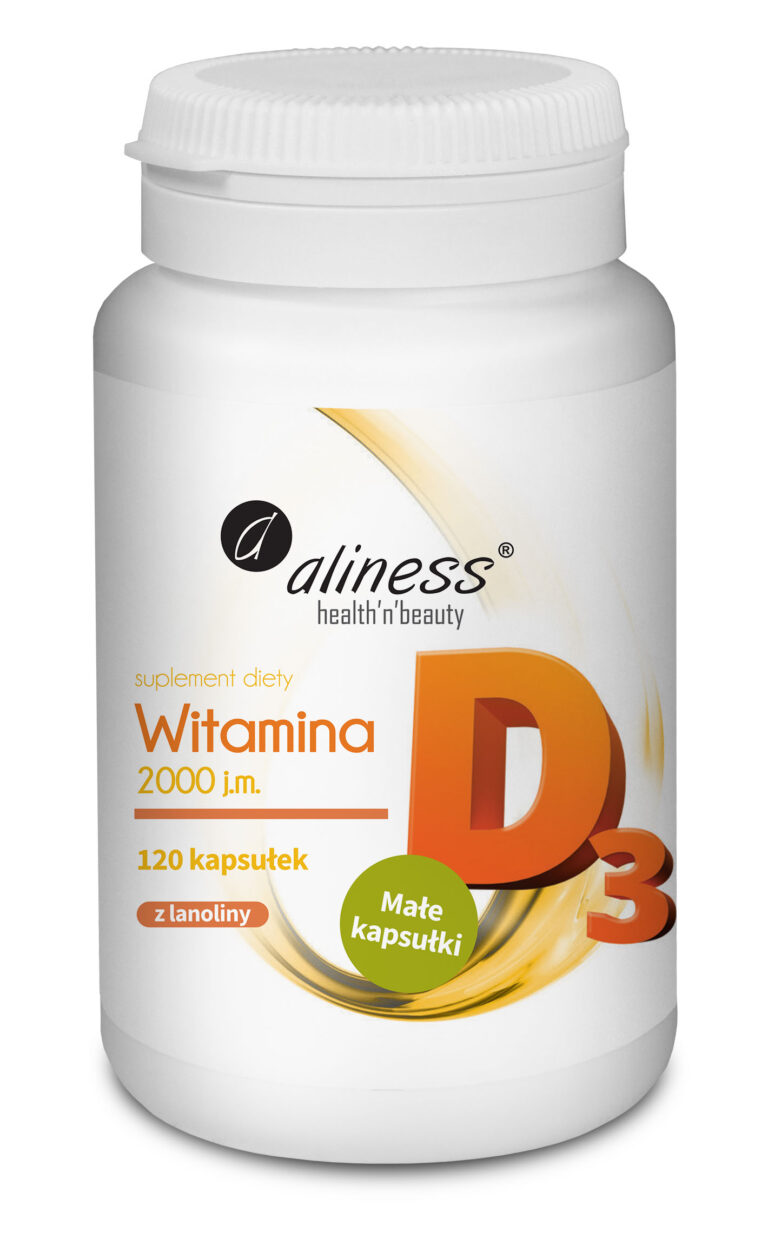 Aliness Witamina D3 2000 j.m. x 120 kaps.